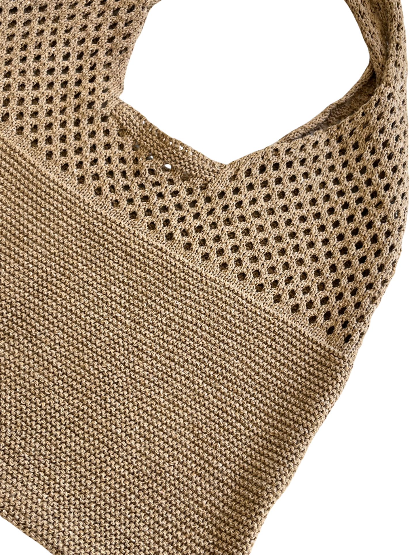 CARTERA TEJIDA CAQUI