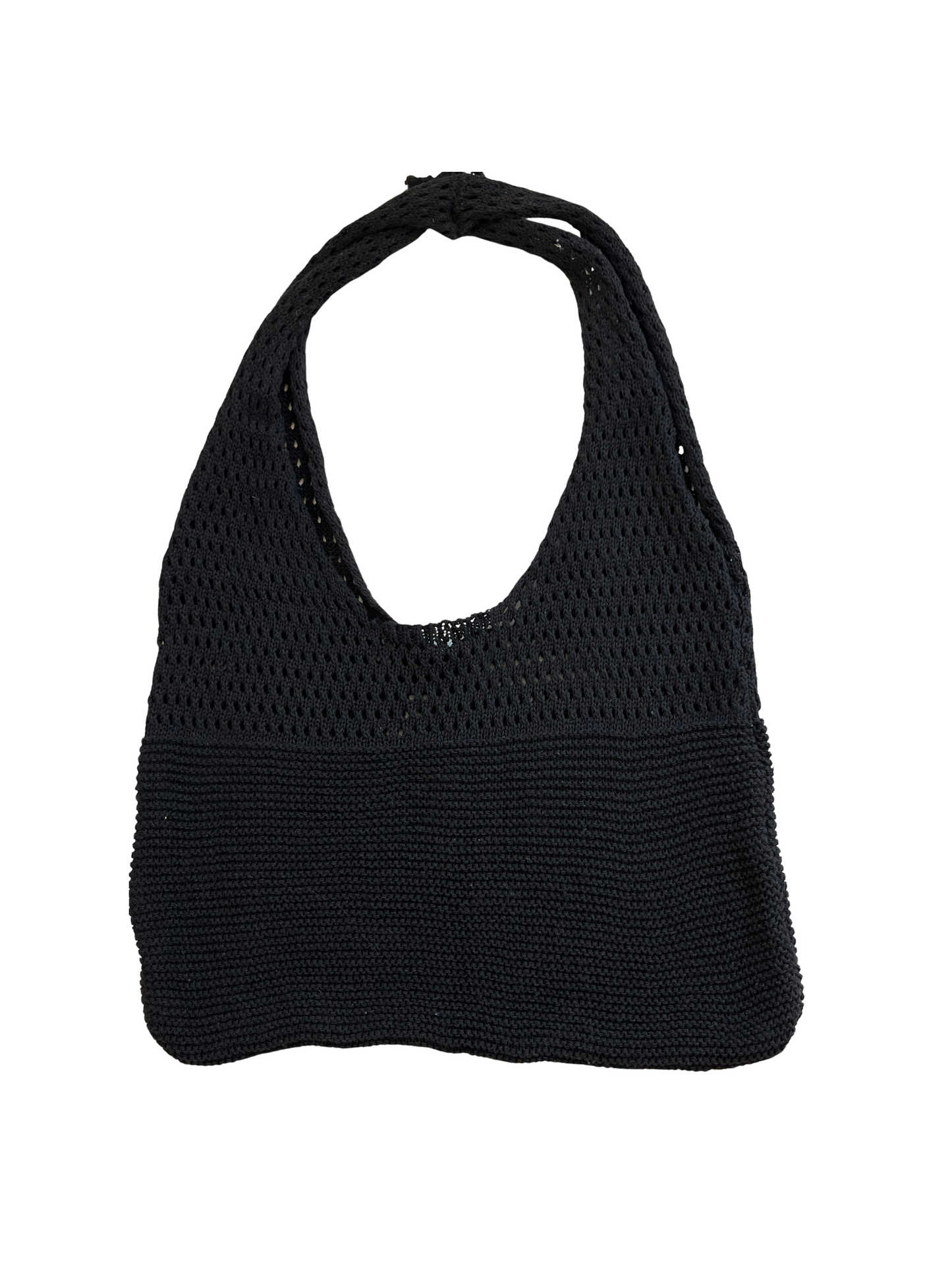 CARTERA TEJIDA NEGRA