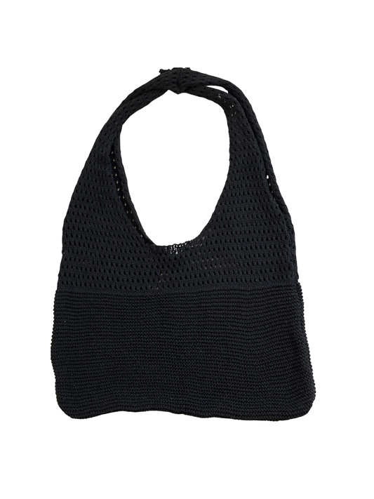 CARTERA TEJIDA NEGRA